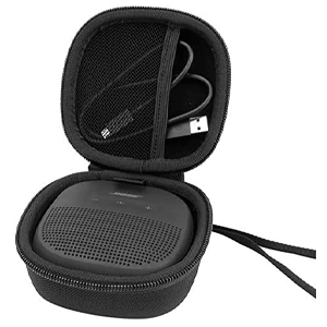 Caja Bolsa Fundas para Bose Soundlink Micro Altavoz Bluetooth de Aenllosi,Negro